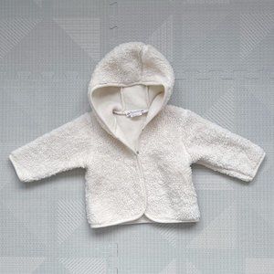 BONPOINT Baby Costa faux shearling jacket Sz 12 Months